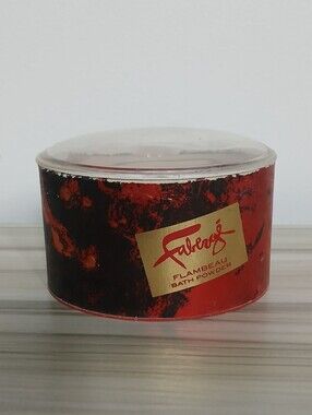Vintage Fabergé Flambeau Bath Powder Container